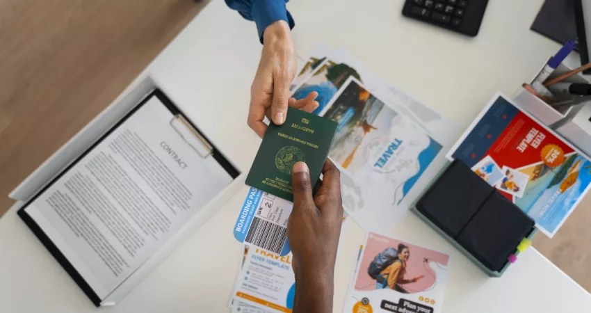billet d'avion passeport agence eva voyages demande d'assistance visa