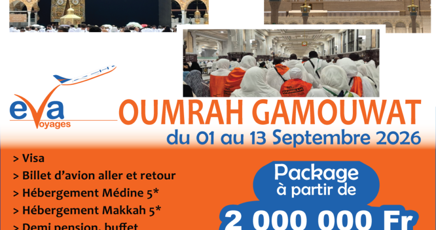 Oumrah gamouwat 2026 - mouloud nabi 2026